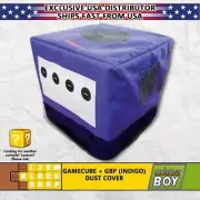 GameCube Indigo with BLACK Game Boy Player Console System Dust Cover Vinyl