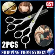 Barber Professional Hair Cutting Thinning Scissors Salon Shears Hairdressing Set