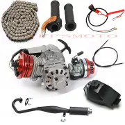 49cc 2 Stroke Engine Motor Kits for Scooter Go Kart Dirt Pit Bike Dune Buggy ATV