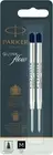 PARKER QUINKflow Ballpoint Pen Ink Refill, Medium Tip, Black, 2 Pack