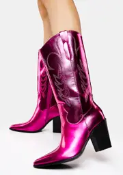 Got Range Metallic Cowboy Boots