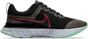 [Nike] Men's React Infinity Run Fk 2 Shoe, Ridgerock Chile Red Black Green Glow Photon Dust, 7.5 US