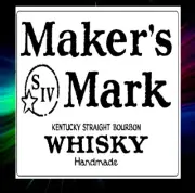 MAKERS MARK KENTUCKY STRAIGHT BOURBON WHISKY AIRBRUSH, PAINT, STENCIL custom