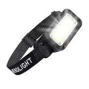 USB Rechargeable LED Headlamp Headlight Lamp Torch Flashlight W/ Charging Cable