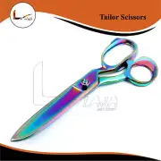 8'' Rainbow Tailor Scissors Textile Fabric Taylor Cutting Sewing Dressmaking