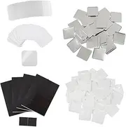 Machine for Badges Badge Maker Machine Square DIY Blank Pin Button Badge Material 80 * 53MM Refrigerator Magnets Badge Button Making Parts Supplies(50Pcs 50x50mm)