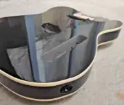 TELECaster electric guitar body black..
