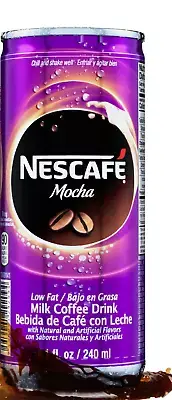 Nescafe Mocha Milk Coffee Drink Low Fat 8.1 oz ( Pack of 3 )~5/17/2026