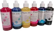 Printers Sublimation Ink - Compatible with Epson XP15000 XP15010 WF3620 WF3640 WF7610 WF7620 WF7710 WF7720 F500(600ml-BK C M Y LC LM)