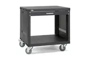 Samson Audio 8 Unit Universal Equipment Enclosed Panel Steel Rack Stand Assorted