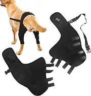Digital Weather Clock - Adjustable Rear Joint Stabilizer | Pet Leg Brace Sleeve for Rear Leg, Relief and Wound Protection in Dogs, Rear Leg Stabilization Brace for Small to Medium Dogs