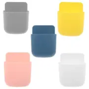 5 Pcs Remote Control Storage Box Office Small Bins for Shelves Shelf with
