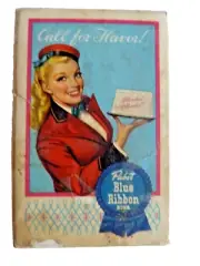 pABST BLUE RIBBON BEER PLAYING CARDS SEALED W STAMP VINTAGE ADVERTISING neocurio