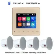 Bluetooth Wall Amplifier Home Theater Touch Key Hotel Stereo Ceiling Speaker