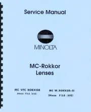 Minolta MC-Rokkor 24mm F2.8 VFC & MC W SI 24mm F2.8 Service & Repair Manual