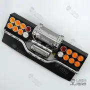 LESU Metal Rear Beam Taillight Set for Tamiya 1/14 R620 R470 RC Tractor Truck