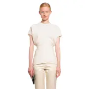 [TOTEME] Slouch Waist Top Off-white