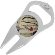 Music Is in My Soul Golf Ball Marker Divot Repair Tool Bottle Opener