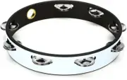 Remo 10 inch Headless Single-row Tambourine - Quadura White (3-pack) Bundle