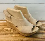 New in Box Collection by Clark Annadel Parker Sand Suede Wedge Size 11