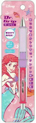大賀屋 日本製 小美人魚 搖搖筆 自動鉛筆 鉛筆 紓壓筆 公主 夏普 好寫 迪士尼 Ariel 正版 J00015866