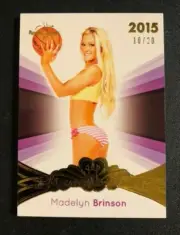 2015 Benchwarmer MADELYN BRINSON Signature #85 Gold Foil/20 UJENA Bikini Model