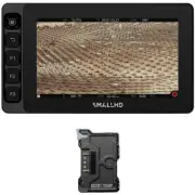 SmallHD ULTRA 5 On-Camera Monitor and Battery Plate Kit (Gold Mount)