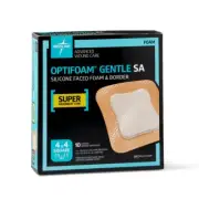 Optifoam Gentle SA 4" x 4" Wound Dressing - Box of 10 MSC2144EP