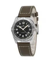 Hamilton Khaki Field Expedition Leather Black Dial H70225830 100M Mens Watch