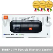 JBL TUNER 2 FM Portable FM Radio & Bluetooth Speaker Black JBLTUNER2BLK_