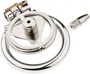 Adult Toys SM Stainless Steel Inverted Chastity Lock Chastity Device Male Beginner Cage Press Chastity Cage Penis Cage Penis Lock Massage to Prevent Erection Restraint Alternative Stimulator