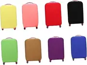 [Gatuida] Elastic Luggage Cover for Suitcases Dustproof Protector Bag for Trolley Cases Black for Travel Scratch Resistance Easy Handle Access