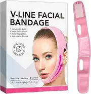 V Shape Face Shaper, Chin Slimming, Facial Lifting Tape, Reusable V Tightening Strap, Skin Firming Band, For Women, Anti-Aging, Jawline Definition, Double Chin Reducer