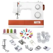 Bernette b05 Crafter Orange 30 Stitch Mechanical Sewing Quilting Machine + Bonus