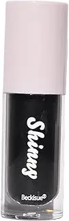 Amagogo High Shine Lip Liquid Lipstick Moisturizing Lip Oil Brightening Plumping Lip Gloss for Family Valentine's Day Friends Makeup, Black