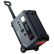 Blackview OSCAL PowerMax 6000 PM6000 3600Wh Portable Power Station with Blackview Oscal PM200 200W Foldable Solar Panel,