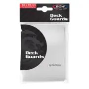 Trading Card Supplies -BCW Deck Guards -WHITE (Double Matte)(50 Premium Sleeves)