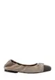 Suede ballerinas with iconic jewel application - BRUNELLO CUCINELLI - Beige