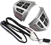 LUMIXE Car Cruise Control Button, for Mitsubishi, for Lancer EX 10 X, for Colt, for Pajero Sport, for Outlander Car Steering Wheel Switch Audio Radio Control 8701A087 Car Steering Wheel Switch Button(