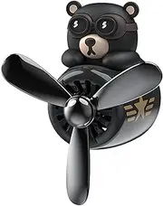 Cacacece Bear Pilot Car Air Fresheners Automotive Air Outlet Fan Creative Car Perfume Fragrance