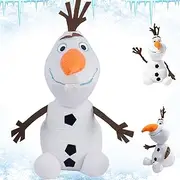 MaibaoteMbt Plush Toy, Plush Doll Toy, Snowman Doll, Snowman II Olaf Snowman, Frozen, Plush Toy Children (20 cm)