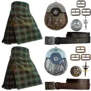 Handmade County Armagh Tartan Kilt Outfit For Men Custom Size Traditional Kilt