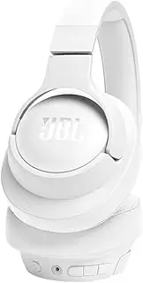 JBL Tune 720BT, JBL Pure Bass Sound, Wireless Bluetooth 5.3 Technology, Customize Your Listening Experience, Up to 76H Battery Life and Speed Charge (5mins = 3H), White