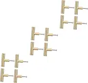 DOITOOL Sets Single Hole Cabinet Knobs Door Handles Bedroom Pull Cupboard Knob Easy to Install Pcs
