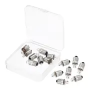 1Set/15Pcs E10 Screw Base Bulb 3V Miniature Torch Headlight w Box Warm Yellow