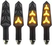 Motorcycle Flow LED Turn Signal Indicator 4 Kawasaki z1000 vulcan s versys 650
