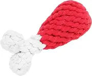 SEWOART Dog Toy Small Woven Chicken Leg Molar Toy Made of Cotton Rope for Puppy Chewing