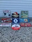 Antique Vintage Old Style Metal Signs Gas Oil Soda Mix/Match 10