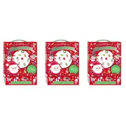 3x Bookoli Sparkly Activity Case: Christmas Magic Craft Activity Book Childrens