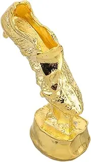 WOONEKY Golden Soccer Boot Mini Trophy Figurine Durable Soccer Award Ornament for Football Fans and Sports Enthusiasts